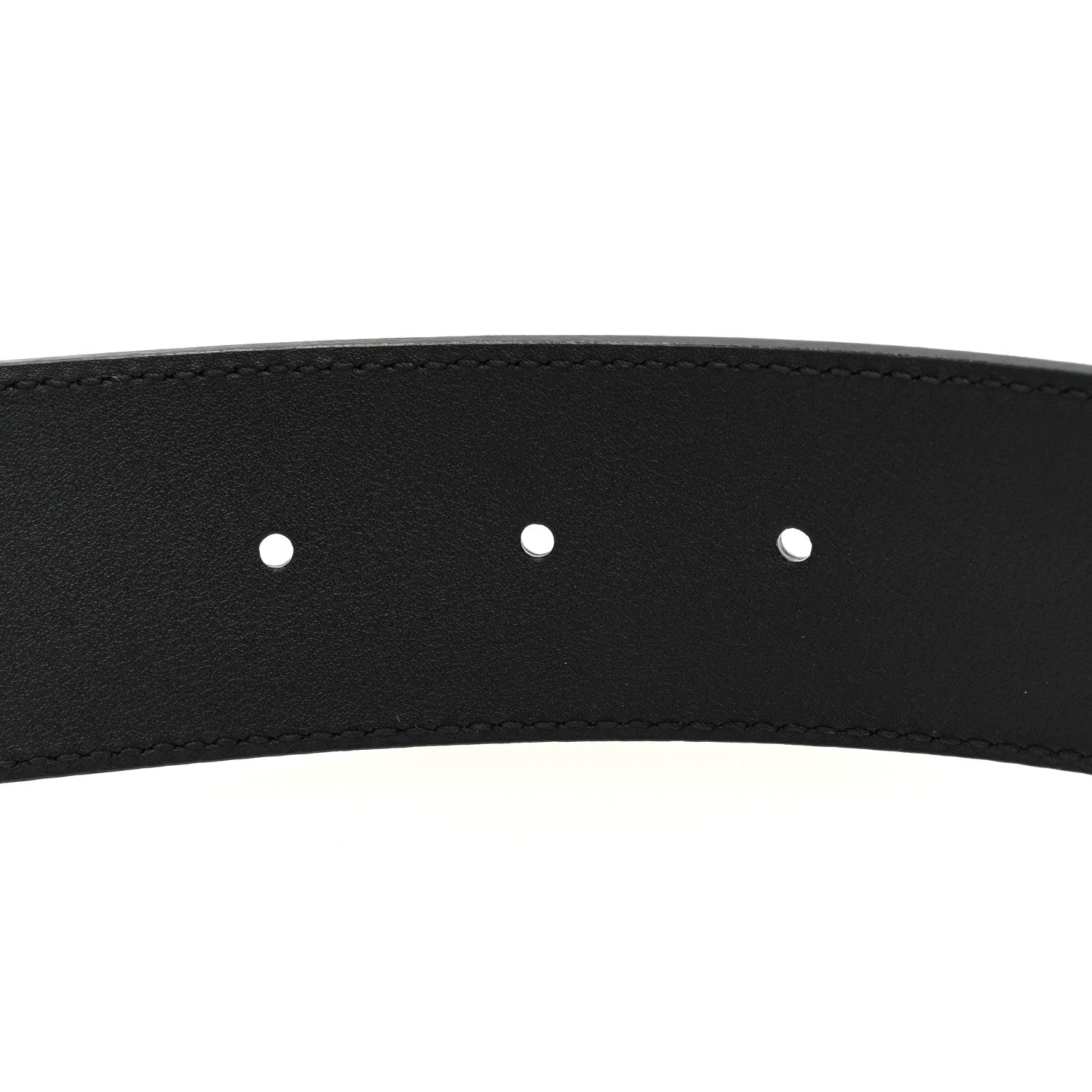 Gucci Moon Calfskin Torchon Double G 25mm Belt 65 26 Black 4 of 4
