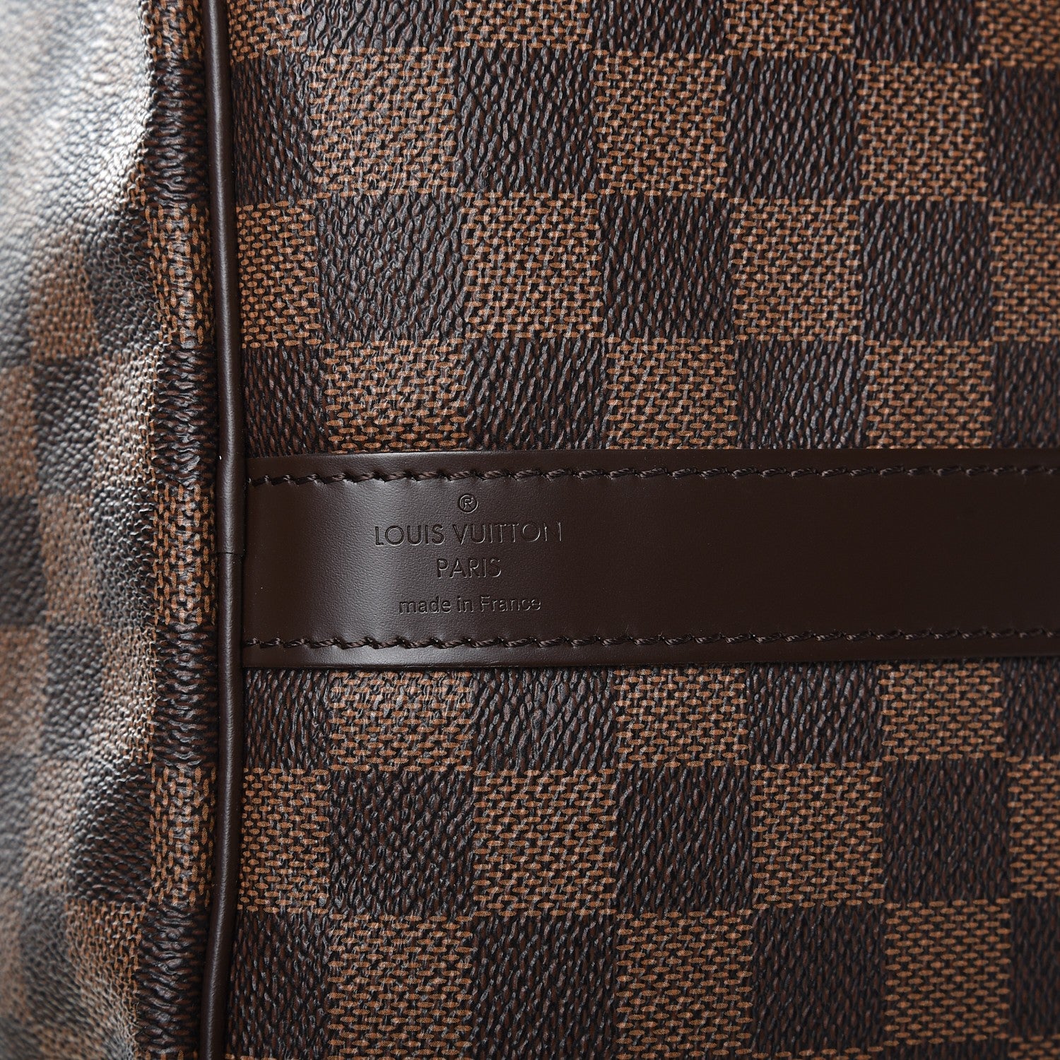 Louis Vuitton Damier Ebene Keepall Bandouliere 55 7 of 9