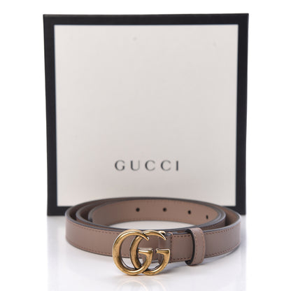 Gucci Calfskin Double G 20mm Belt 100 40 Porcelain Rose 7 of 7