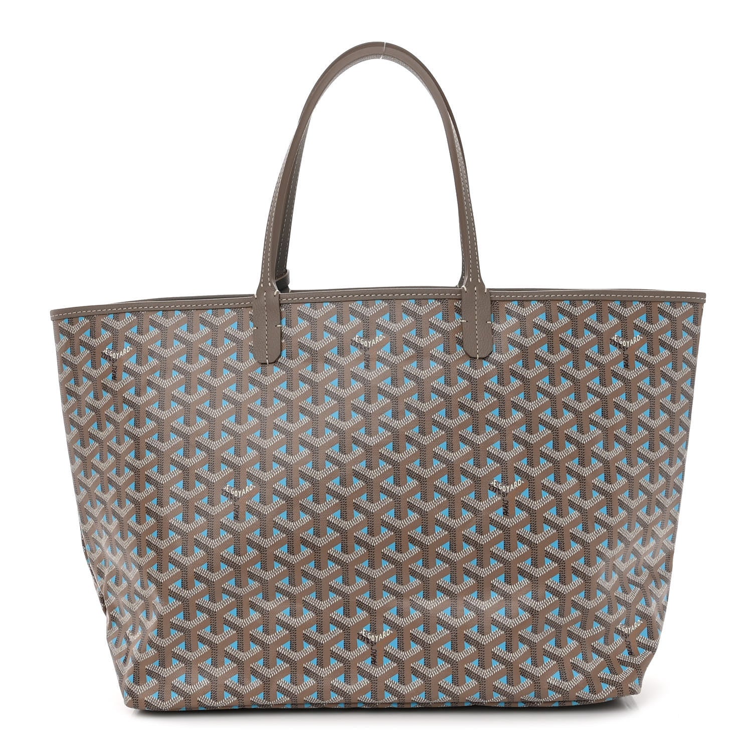 Goyard Goyardine Saint Louis Claire Voie PM Grege Turquoise 4 of 11