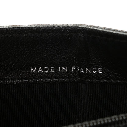 Chanel Calfskin Quilted Flap Wallet Black 11 of 13