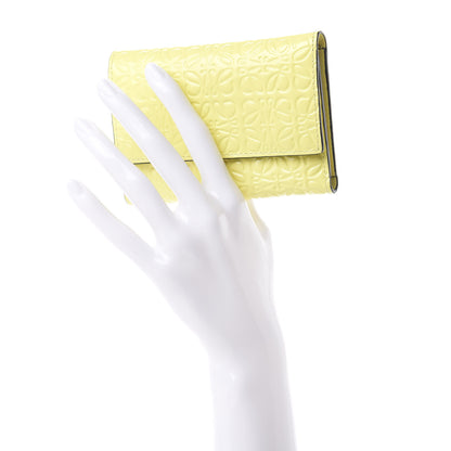 Loewe Calfskin Embossed Small Wallet Yellow 2 of 7