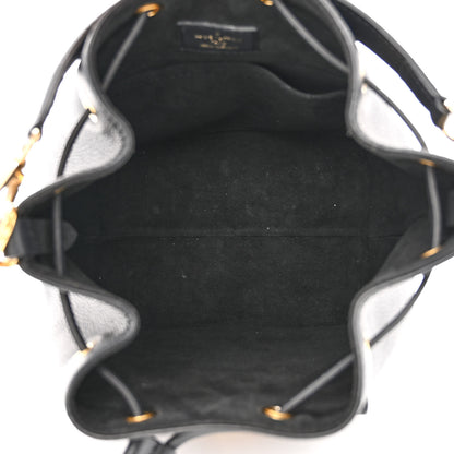 Louis Vuitton Calfskin Lockme Bucket MM Black 5 of 9