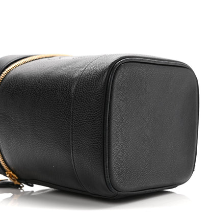 Chanel Caviar Vanity Cosmetic Case Black 7 of 9