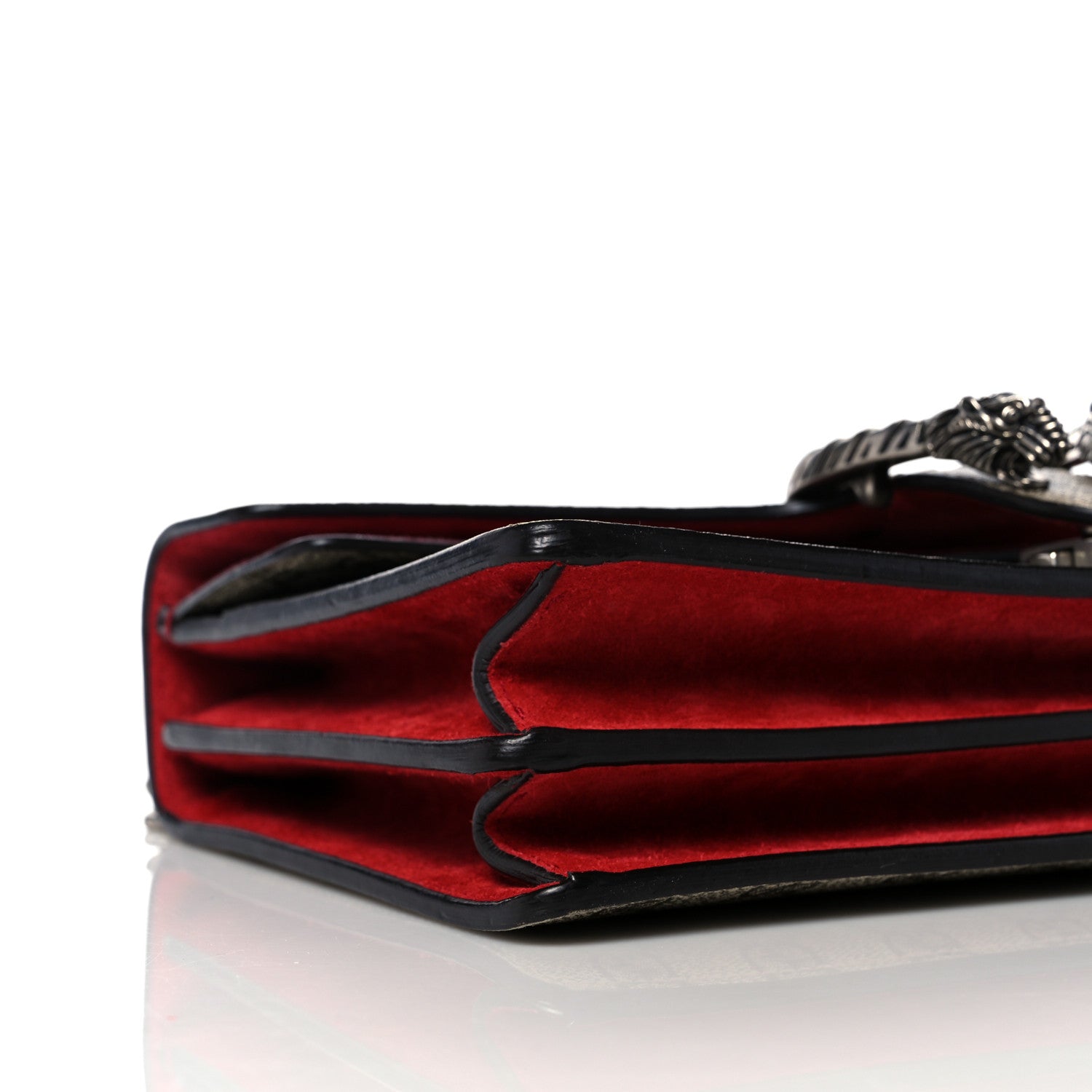 Gucci GG Supreme Monogram Small Dionysus Shoulder Bag Red 8 of 13