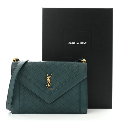 Saint Laurent Lambskin Quilted Mini Gaby Satchel Sea Turquoise 16 of 16