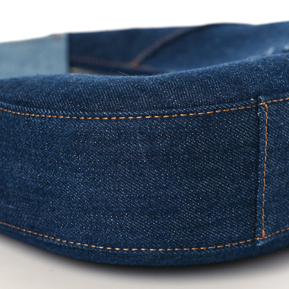 Stella McCartney Eco Alter Denim Logo Small Hobo Smoky Blue 7 of 8