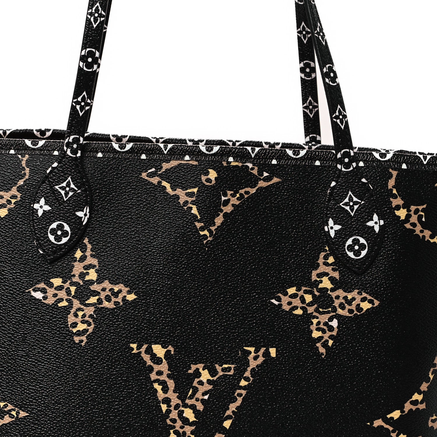 Louis Vuitton Monogram Giant Jungle Neverfull MM Black 8 of 10