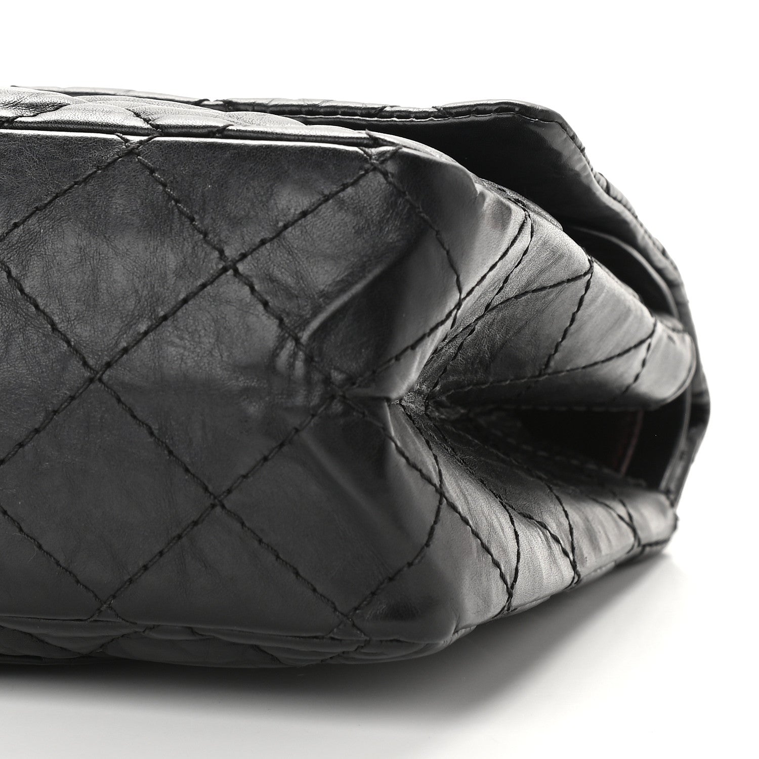 Chanel Aged Calfskin Quilted 2.55 Reissue 226 Flap Black 9 of 11