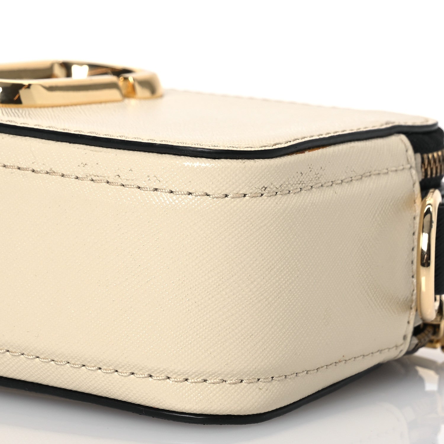 Marc Jacobs Saffiano Small Snapshot Camera Bag Cloud White Multicolor 12 of 18