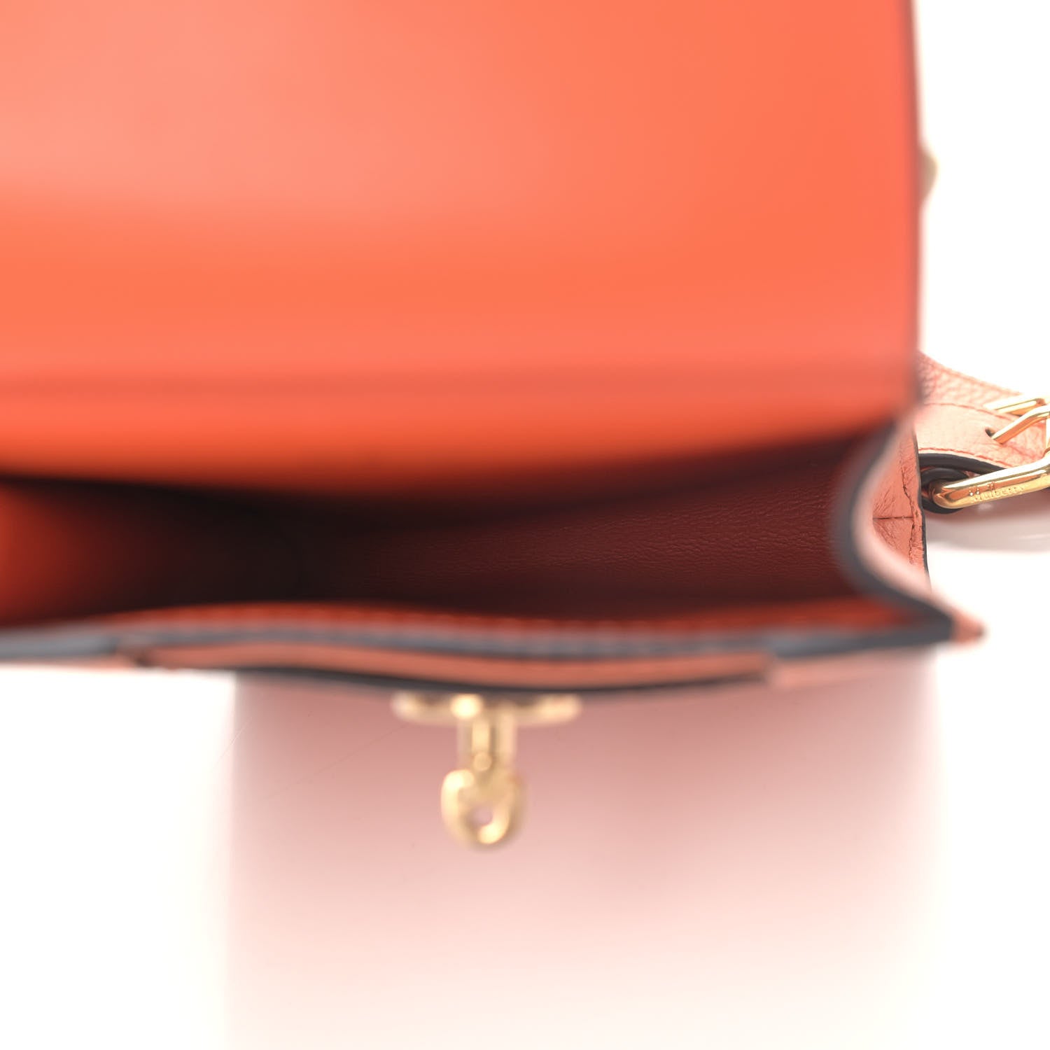 Mulberry Small Classic Grain Calfskin Mini Antony Apricot 4 of 4