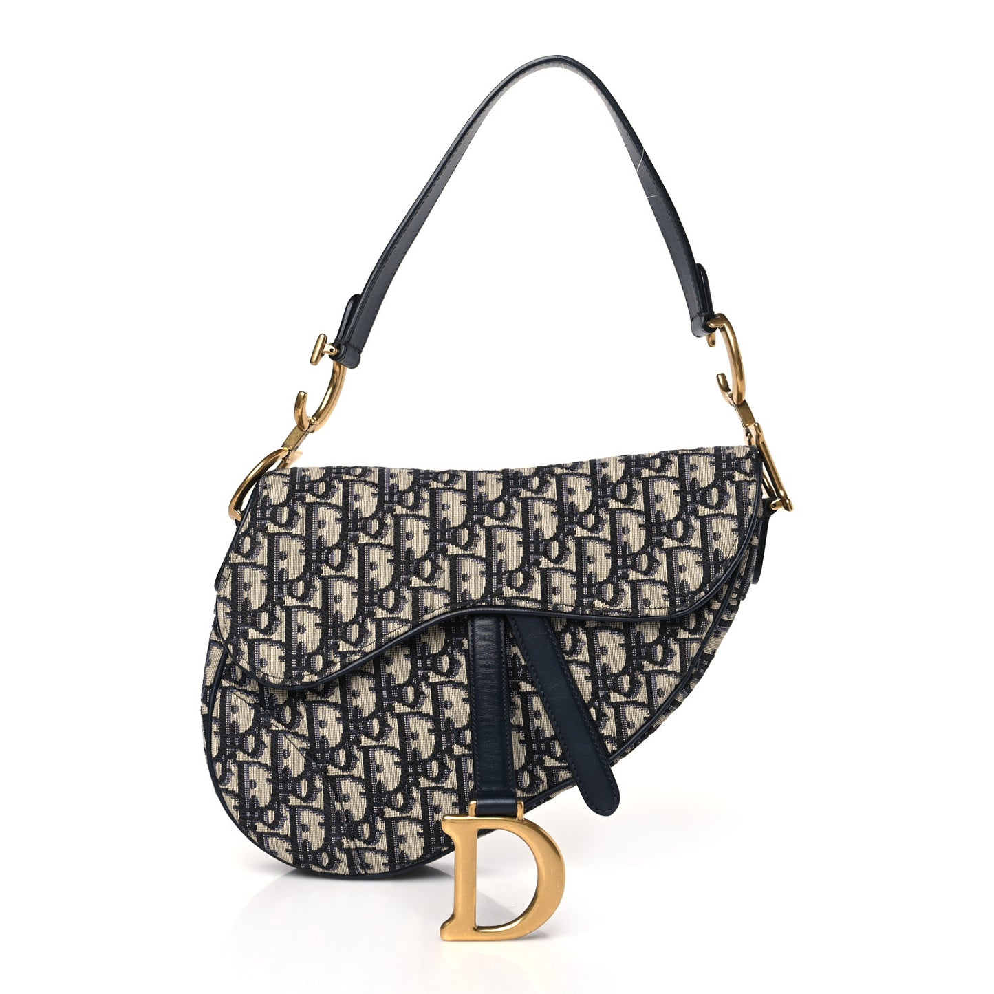 Oblique Saddle Bag Blue