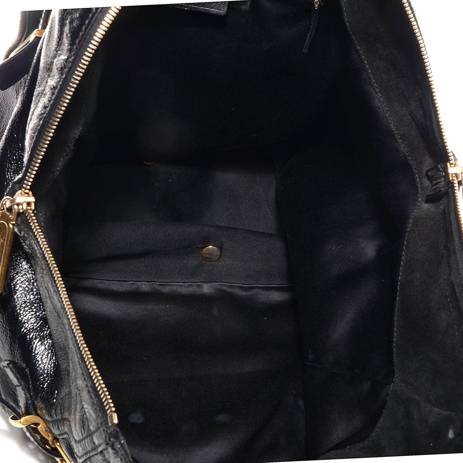 Saint Laurent Patent Medium Downtown Black 5 of 8