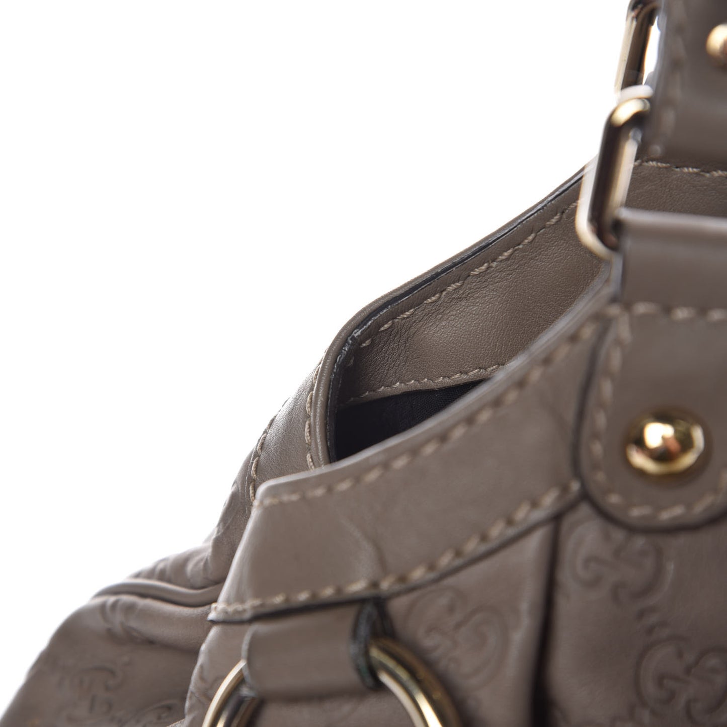 Guccissima Medium Sukey Tote Taupe