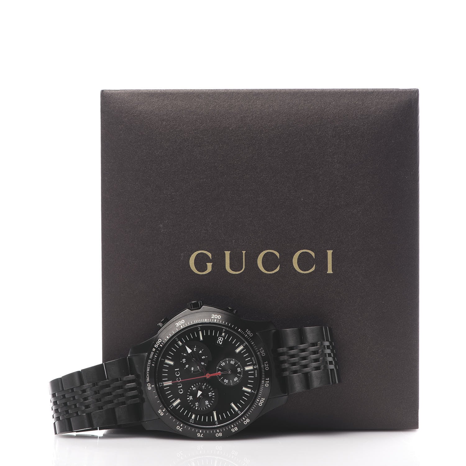 Gucci PVD Stainless Steel 44mm G-Timeless Chronograph Quartz Watch Blue 6 of 6