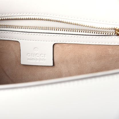 Gucci Calfskin Small Sylvie Shoulder Bag Off White 6 of 8