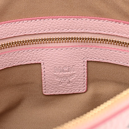 MCM Visetos Medium Crossbody Pouch Soft Pink 5 of 9