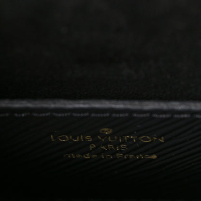 Louis Vuitton Epi Twist Braided Strap Shoulder Bag MM Black 6 of 9