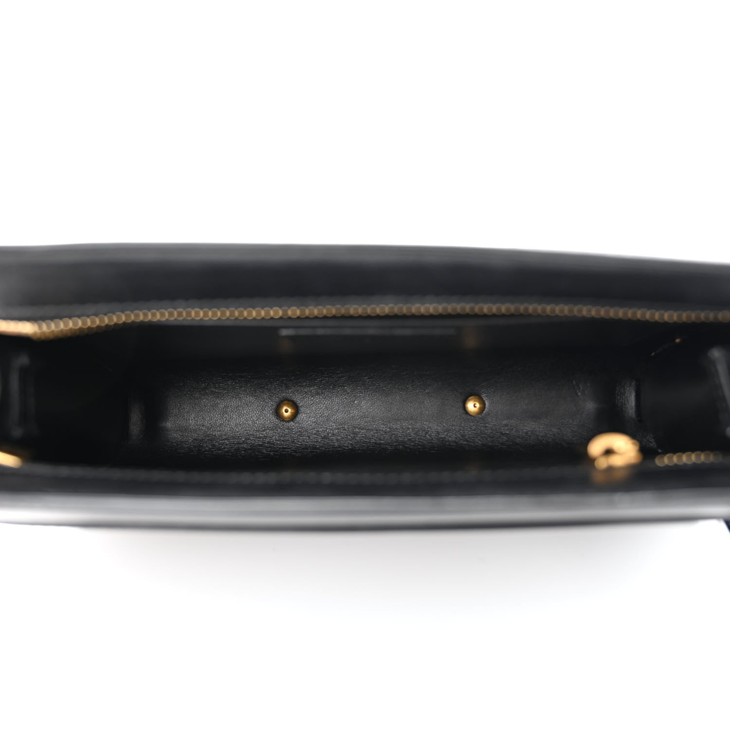 Saint Laurent Calfskin Reverse Satchel Black 5 of 12