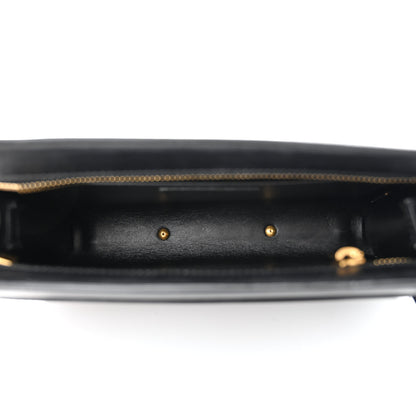 Saint Laurent Calfskin Reverse Satchel Black 5 of 12