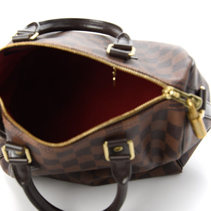 Louis Vuitton Damier Ebene Speedy Bandouliere 25 5 of 10