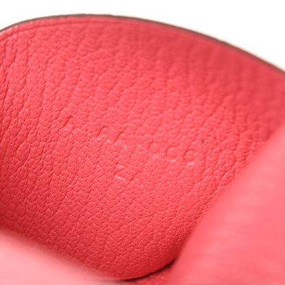 Hermes Chevre Mysore Calvi Card Case Rose Lipstick 7 of 8