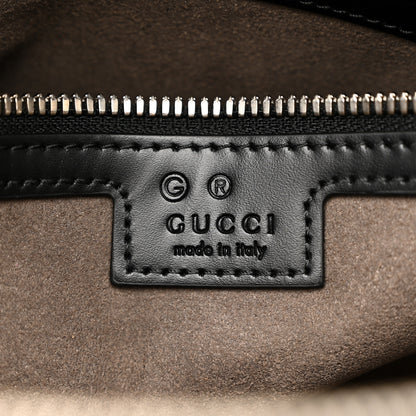 Gucci Guccissima Signature Small Messenger Bag Black 6 of 12