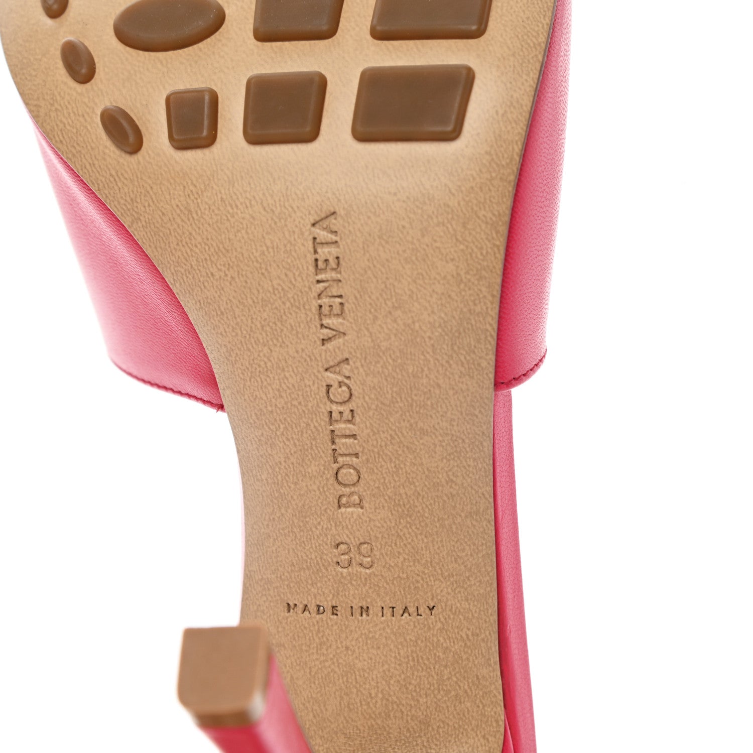 Bottega Veneta Lambskin Stretch Mule Sandals 39 Lollipop 6 of 8