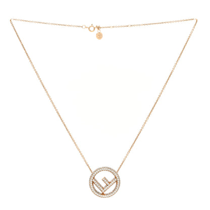 Fendi Metal Crystal F is Fendi Necklace Gold 3 of 5