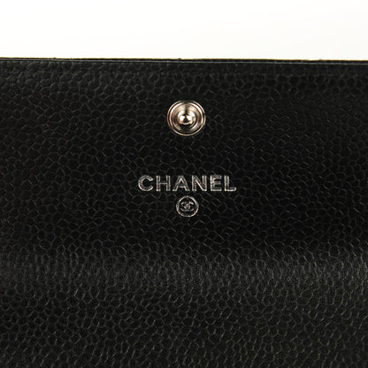 Chanel Caviar Quilted Flap Card Holder Black 6 of 8