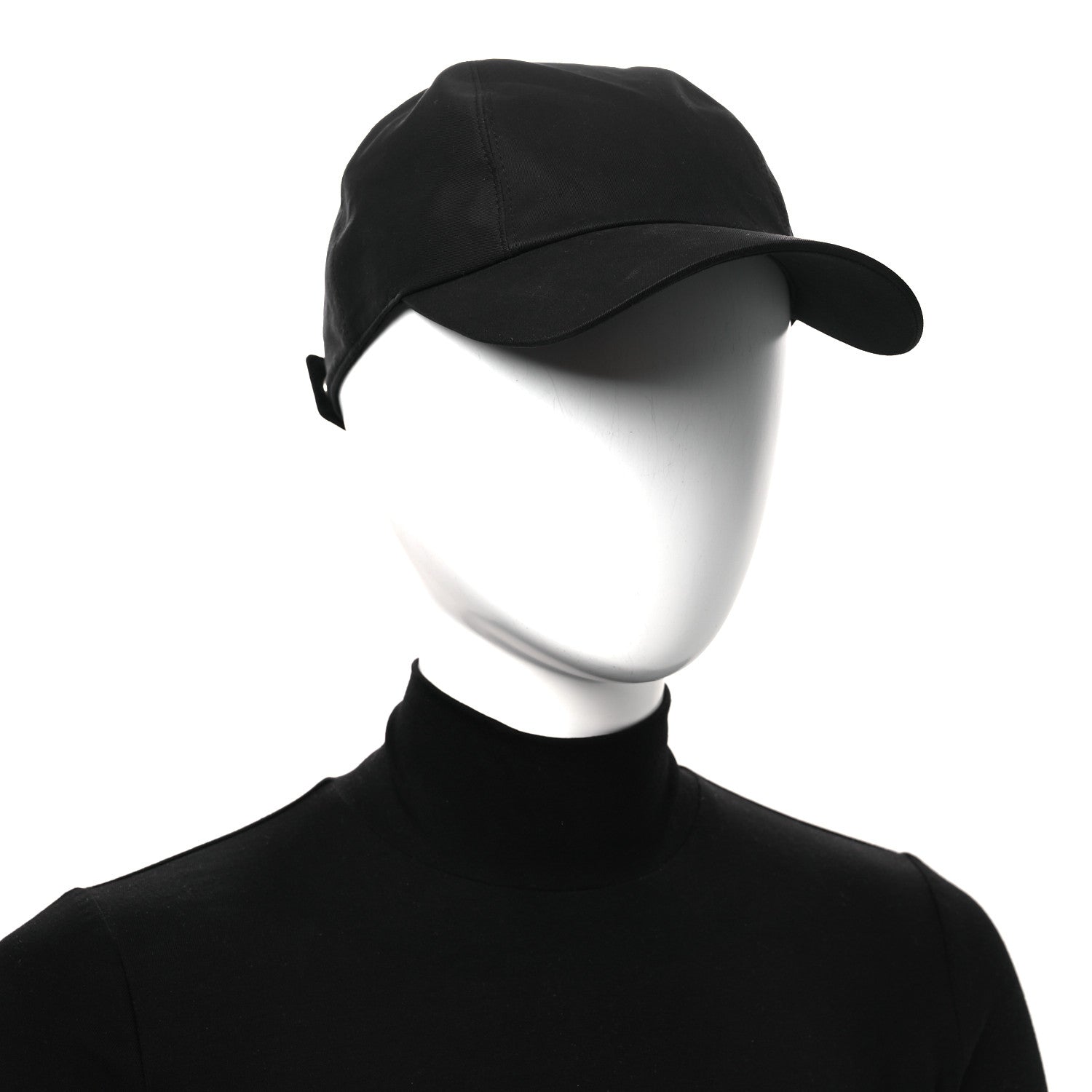 Hermes Cotton Miles H Circle Hat 60 Black 2 of 10