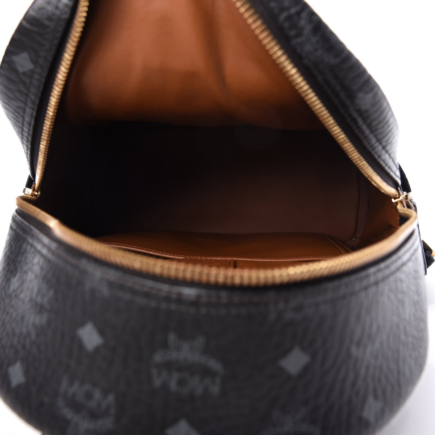 MCM Visetos Studded Small Stark M Backpack Black 5 of 9