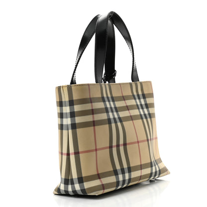 Burberry House Check Small Tote Black 3 of 10