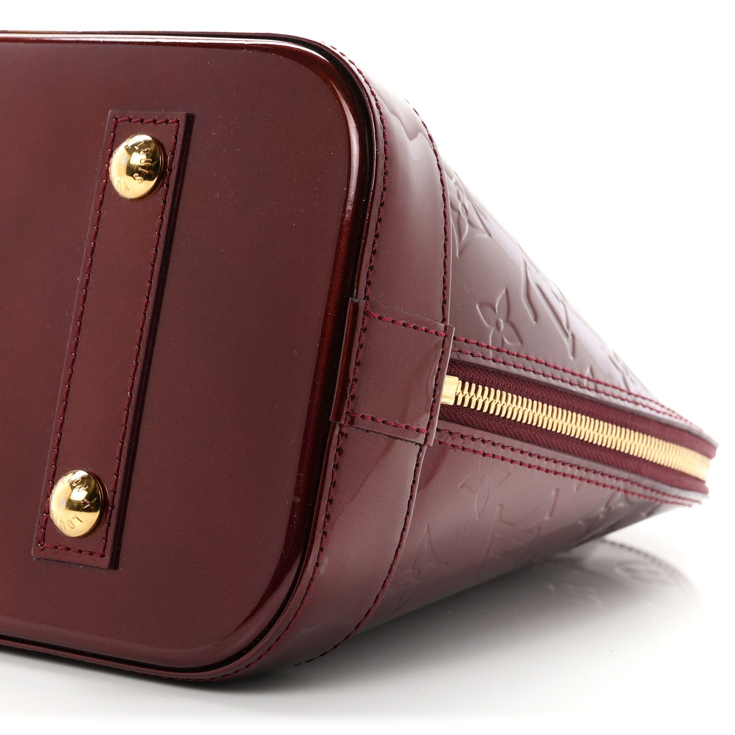 Louis Vuitton Vernis Alma PM Rouge Fauviste 9 of 10