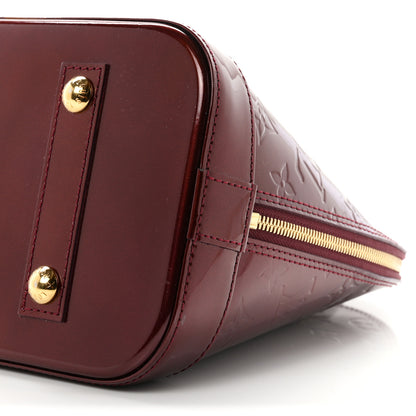 Louis Vuitton Vernis Alma PM Rouge Fauviste 9 of 10