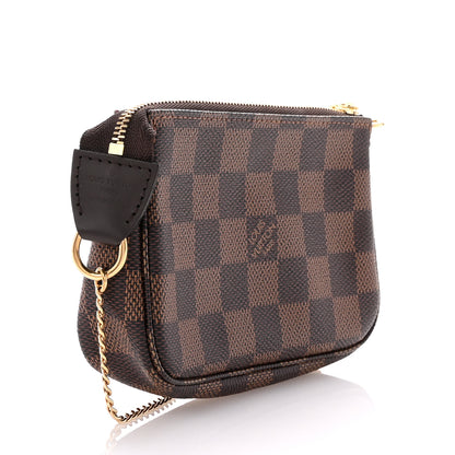 Louis Vuitton Damier Ebene Mini Pochette Accessories 3 of 8