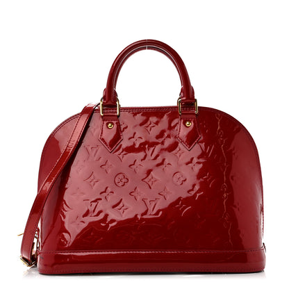 Louis Vuitton Vernis Alma PM Pomme D'Amour 1 of 10