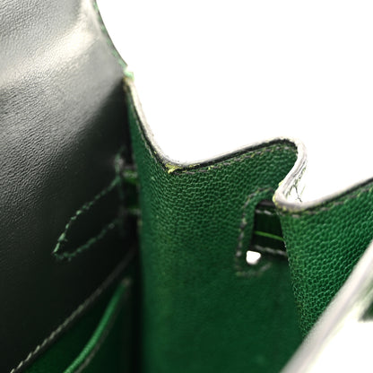 Hermes Alligator Mini Kelly Sellier 20 Vert Fonce 14 of 14