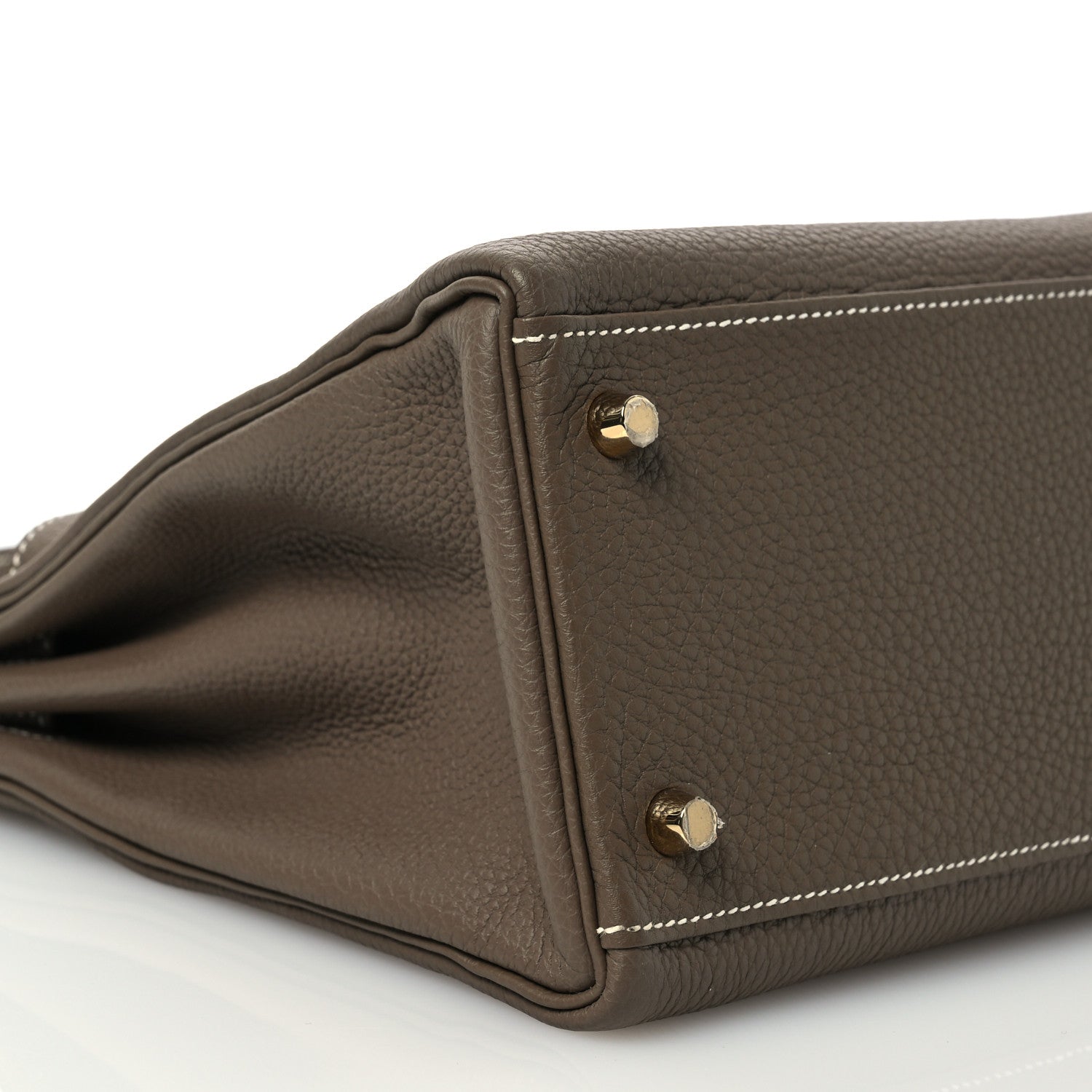 Hermes Togo Kelly Retourne 28 Etoupe 9 of 12
