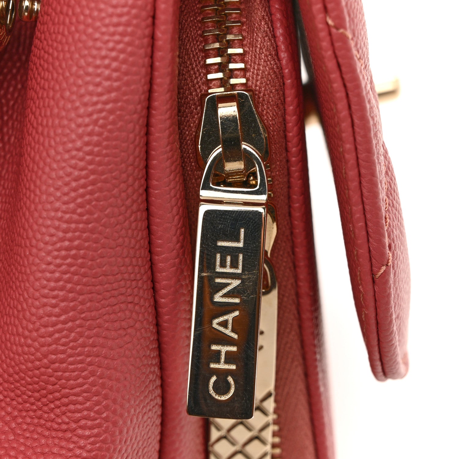 Chanel Caviar Quilted Small Business Affinity Flap Dark Pink 14 of 14
