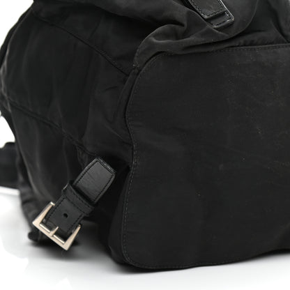 Prada Tessuto Nylon Saffiano Medium Backpack Black 8 of 20