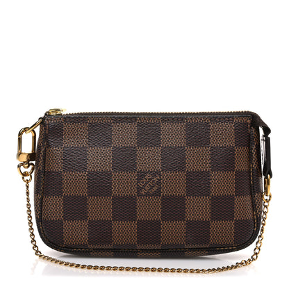 Louis Vuitton Damier Ebene Mini Pochette Accessories 1 of 7