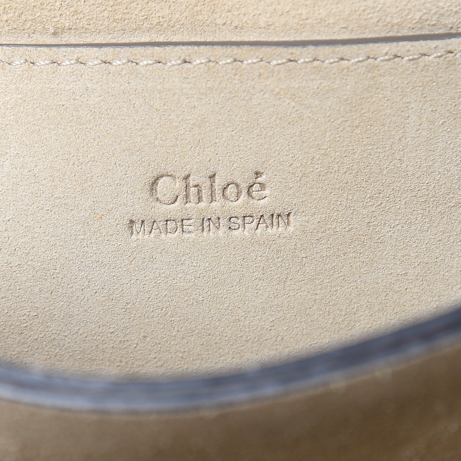 Chloe Suede Calfskin Small Faye Shoulder Bag Motty Grey 6 of 15