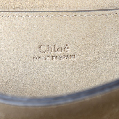 Chloe Suede Calfskin Small Faye Shoulder Bag Motty Grey 6 of 15