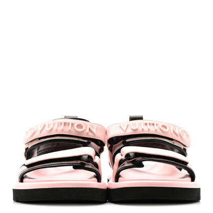 Louis Vuitton Calfskin Pool Pillow Flat Comfort Sandals 37 Rose Clair Pink 2 of 6