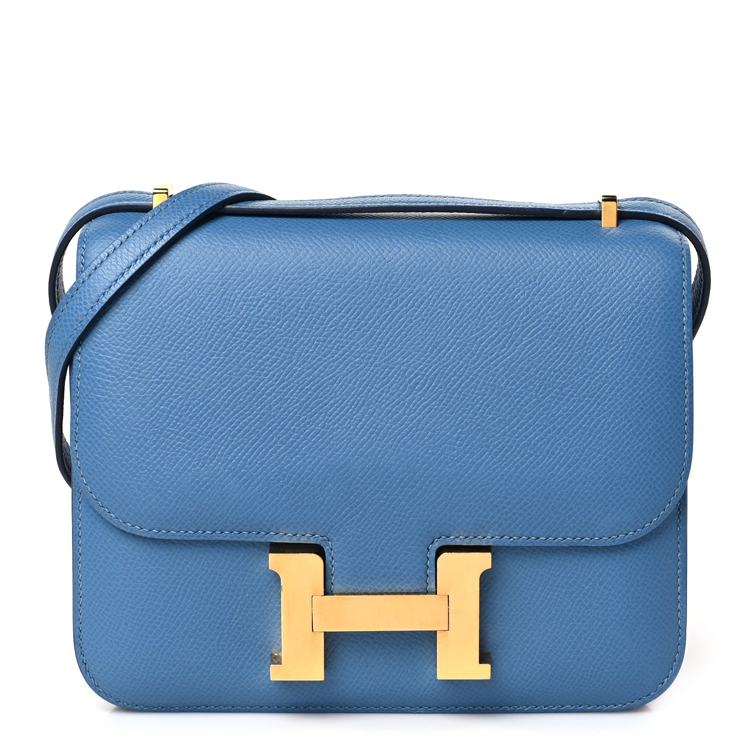 Hermes Epsom Constance 18 Bleu Azur 1 of 9