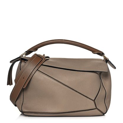 Loewe Calfskin Medium Puzzle Bag Sand Mink 1 of 15