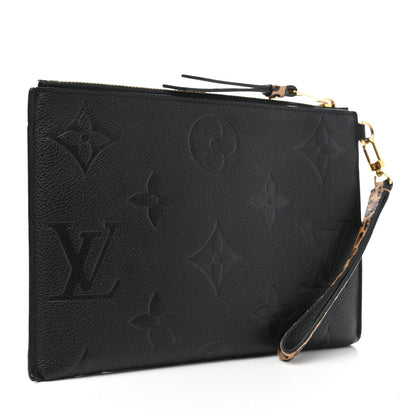 Louis Vuitton Empreinte Monogram Giant Wild at Heart Pochette Melanie MM Black 3 of 7