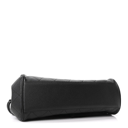 Chanel Grained Calfskin Stitched Urban Essentials Small Shopping Bag Black 4 of 11