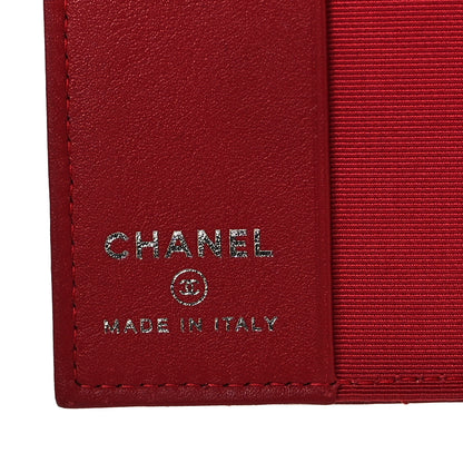 Chanel Patent Quilted Travel Wallet Rose Fonce 8 of 14